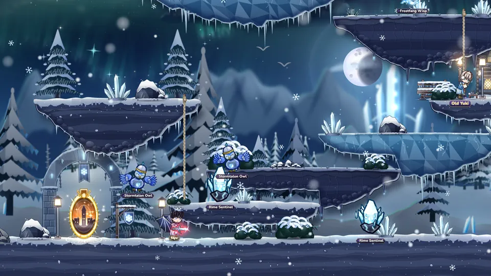 Frostveil Peaks in the Ember Heights