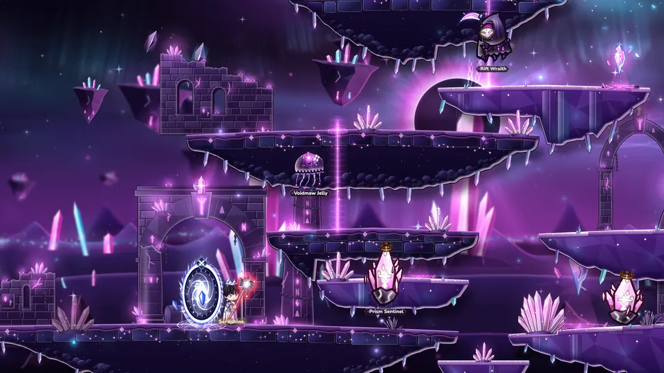 The Aurora Rift in Skyspire and the Starlit Reach
